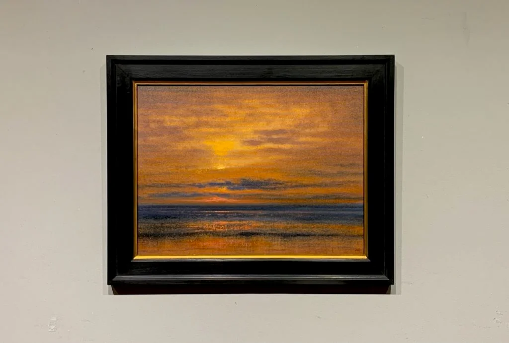 Golden coastal Light - Study Oil Painting Nial Adams