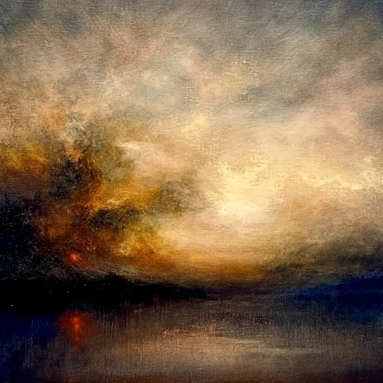 Darkening Star Oil Painting Nial Adams